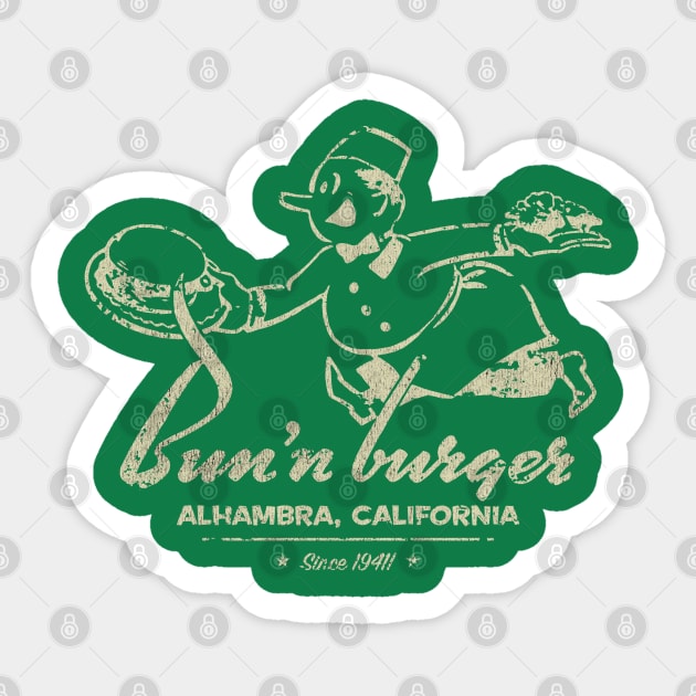 Bun'n Burger Sticker by JCD666